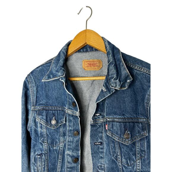 Vintage Levi’s Trucker Jacket 70506-0216 Denim Size 40 USA - Picture 2 of 3